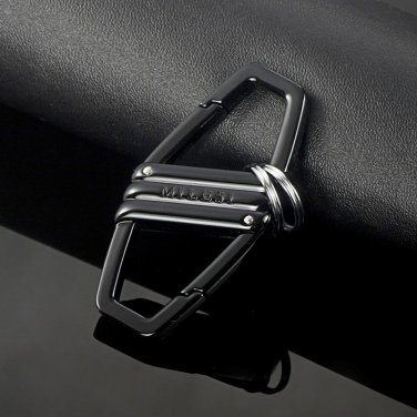 Milesi - New 2017 Brand Creative Solid Double Automatic Locking Carabiners Men Keychain Key Chain ho