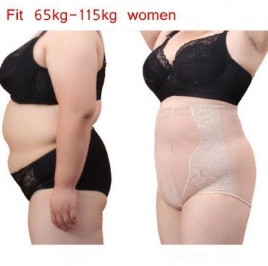 High Waist Plus Big Size Women\'s Tummy Control Panties Briefs Slimming stretching underwear Belly S