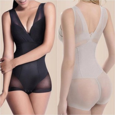 Seamless Comfortable  Wearing Firm Control Lady Slimming Burn Fat Briefs Shapewear Tummy Slim Bodysu
