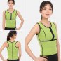 Hot Neoprene Sauna Body Shaper Sweat Slimming Tops Zipper Adjustable Waist Shaper Vest Waist Trainer