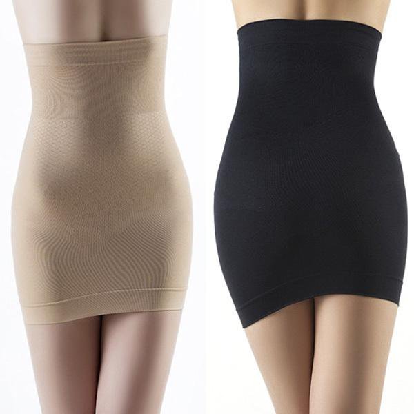 Women Hot Slimming Body Shapers Seamless Corset Hip Waist Trainer Cincher Shapewear Skirt M L