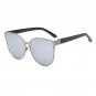 Sunglasses Women Metal Frame Cat Eye Sunglasses Mirror  Oval Lens Brand Designer Fashion Ladies Sung