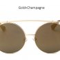 New Fashion Cat Eye Oversized Big Round Sunglasses Women Superstar Brand Designer Lady Rose Gold Mir