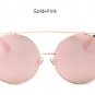 New Fashion Cat Eye Oversized Big Round Sunglasses Women Superstar Brand Designer Lady Rose Gold Mir