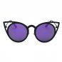 New Women Sunglasses Vintage Cat Eye Sun glasses Metal Eyeglasses Frames Mirror Shades Sexy Sunnies