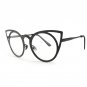 New Women Sunglasses Vintage Cat Eye Sun glasses Metal Eyeglasses Frames Mirror Shades Sexy Sunnies