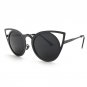 New Women Sunglasses Vintage Cat Eye Sun glasses Metal Eyeglasses Frames Mirror Shades Sexy Sunnies