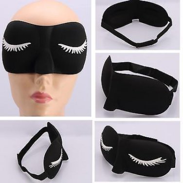 3D Soft Padded Sleep Eye Mask Shade Cover Rest Travel Relax Sleeping Blindfold