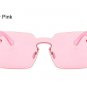 New Brand Designer Square Women Sunglasses Vintage Rimless Sun Glasses For Female UV400 Eyewear Ocul