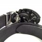 New Men\'s Jeans Leather Belts with Lucky 13 Poker Kings Skull Belt Buckles Metal For Mens Pants Cin