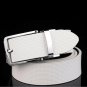 [Veroseice] New Good Quality Genuine Leather Business Mens Belt Luxury Designer Pin Buckle Male Belt