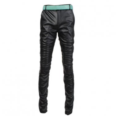 Top Selling Comfortable Male Slim Pencil Pants Solid Skinny Elastic Trousers Man Low Waist Breathabl