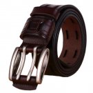 2017 Hot Brand Design Pin Buckle Belts of Men Top Genuine Leather Strap Belt Mens Classic Jeans Male