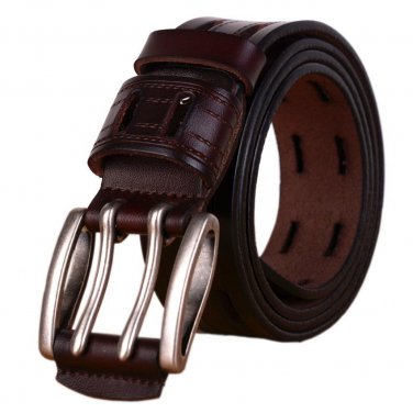 2017 Hot Brand Design Pin Buckle Belts of Men Top Genuine Leather Strap Belt Mens Classic Jeans Male