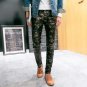 Spring Autumn Men`s Urban Clothing Joggers Faux Leather Pants Camo Camouflage Skinny Joggers Trouser