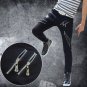 2015 Spring Summer New fashion Brand Casual Black White Fake Zippers slim PU Faux Leather patchwork