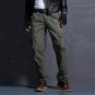 Military Cargo Pants Men Men\'s Army Green Pants Mens Tactical Militari Baggy Trousers Winter Warm D