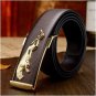 high-end men\'s leather belt Jaguar British fashion new men casual leather belt buckle Quality men b
