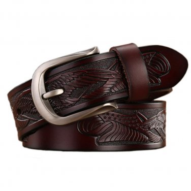 American Style Designer Pin Buckle Belts for Men Top Genuine Leather Strap Belt Mens Classic Jeans M