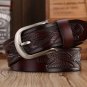 American Style Designer Pin Buckle Belts for Men Top Genuine Leather Strap Belt Mens Classic Jeans M