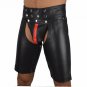 Latex Sexy Bodysuit PVC Faux Leather Teddy Fetish Costumes PU Catsuit Men Hollow Out Short Pant Men\