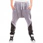 NIBESSER 2017 Brand Cotton Casual Harem Pants Men Jogger Pants Fitness Trousers Pocket Drawstring Zi
