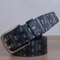 Designers Luxury Female Waist Strap Brand PU Leather Graffiti Punk Belt Women Rock Men Waist Strap f