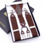 4 Clip Men\'s Suspenders Men Braces Supports Suspenders Elastic Adjustable Pants Suspenders Men\'s S
