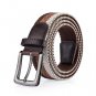 Brand Needle Buckle Men\'s Tactical Belts Elastic Stretch Braided Belt Men Women Jeans Pants Casual