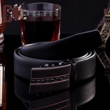 Men high design high quality leather business fashion automatic belt buckle,the famous luxury brands