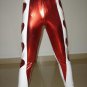 Pro Custom Red Latex Rubber Lightning Youth Wrestling singlet Pants For Men H053