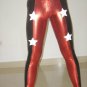 Pro Custom Red Latex Rubber Lightning Youth Wrestling singlet Pants For Men H053