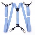46Clip Men\'s Suspenders Men Braces Supports tirantes For Women Elastic Adjustable Pants Straps Clot