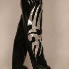 Cool Black Lycra Pvc Youth Gear Wrestling equipment Pants Suits For Kids H050