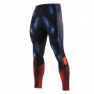 Mens Compression Pants Jogger Fitness Excercise Bodybuilding Spiderman Tights Long Trousers Pants