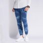 2017 High Quality Top Fashion Light Blue Jeans For Men Street Style Harem Denim Pants Thin Summer Dr