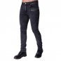 2017 Men\'s Motorcycle Biker Runway Stretchy Jeans Washed Snow Grey Denim Fashion  Slim New Hip Hop 