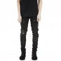2016 Mens Strech Ripped Biker Jeans Skinny Lt Blue Distressed Kanye West Designer Mens Hole Jeans Hi