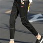 2017 Men Elastic Slim-fit Jeans Men\'s Jeans Mid-rise Waist Pencil Pants Casual Trousers Zippers Clo
