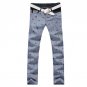 2017 new fashion straight leg jeans long men male printed denim pants cool cotton designer good qual