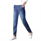 New Men Jeans Joggers Fashion Denim Joggers Drawstring Harem Pants Casual Slim Mens Biker Jeans Homm