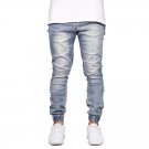 Men Jeans Fashion Stretch Joggers Hip Hop Denim Jogger Pants H5092