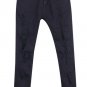 Mens Ripped Skinny Straight Slim Elastic Denim Fit Biker Jeans Pants Long Pants Stylish Straight Sli