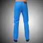2017 New Arrival Men Designer Brand Straight Pants Fashion Casual Slim Custom Fit Candy Skinny Denim