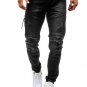 2018 New Men\'S Jeans Ripped Beggar Holes Pants Korean Style Elasticity Casual Trousers Cool Stretch