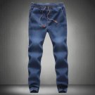 Men Jeans Pants 2017 New Brand Man Elastic Denim Joggers Male Slim Fit Jeans Trousers Mens Pencil Pa
