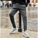 2017 Men slim autumn cotton casual solid brand design long pants metrosexual men elasticed fashion E
