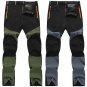 Hot Waterproof Over Trouser Hardwearing Rain Long Pants Mens Pant High Waist
