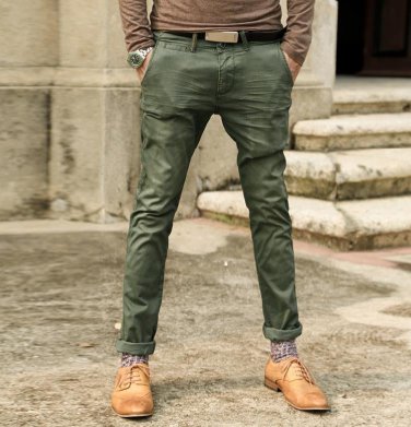 Retro metrosexual man wash old army green male super slim jeans metrosexual man straight casual jean