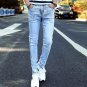 Uwback 2017 New Arrival Summer Men Jeans Pants Washed Tight Black Casual Pants Elasticity Fashion Lo